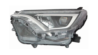 Far Toyota Rav4 (Xa40), 12.2015-12.2018, partea Stanga, cu lumina timp de zi tip LED; tip bec LED+WY21W; electric; fara unitate control LED; cu motor, DEPO