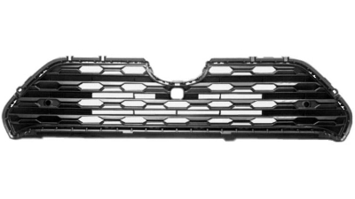 Grila masca fata TOYOTA RAV4 (XA50), 04.2018- model Limited,cu 2gauri pentru Senzori de parcare (PDC); vopsit, Cu gaura pentru camera; argintiu