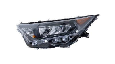 Far TOYOTA RAV4 (XA50), 04.2018-, partea stanga, TYC, Tip=USA; LED+W5W+WY28/8W; manual; janta neagra; Omologare: SAE; LED