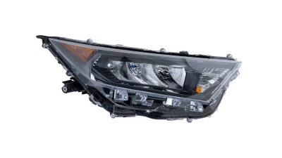Far TOYOTA RAV4 (XA50), 04.2018-, partea dreapta, TYC, Tip=USA; LED+W5W+WY28/8W; manual; janta neagra; Omologare: SAE; LED