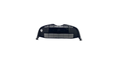 Grila bara Toyota Yaris, 07.2014-05.2017, Fata, partea centrala, cu ornament cromat;Aftermarket
