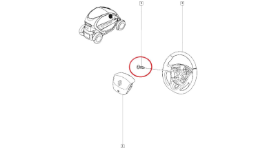 Surub M12 volan Renault Megane , Dacia Logan, Original Renault 8200686474