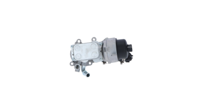 Radiator racire ulei motor, termoflot Peugeot 3008, 04.2009-2016, Peugeot 5008, 04.2009-2016, motor 2.0 HDI, 110/120 kw, diesel, 95x45x63 mm, cu filtru ulei si carcasa, din aluminiu