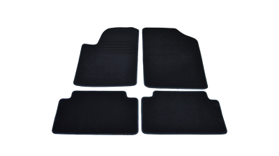 Covorase mocheta Peugeot Partner 5/2008-2018 cu 5 locuri; Citroen Berlingo Multispace Furgon 4/2008-2018 cu 5 locuri; Negru , set de 4 bucati