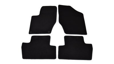 Covorase mocheta Peugeot 308 5 usi si SW Combi 9/2007-2013 Negru, set de 4 bucati