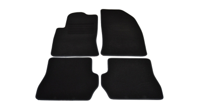 Covorase mocheta Ford Fiesta 5 5/2002-8/2008 , 3/5usi si Fiesta 6 9/2008-2/2011, Negru, set de 4 bucati
