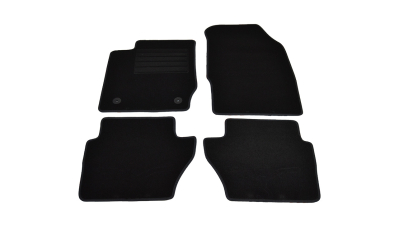 Covorase mocheta Ford Fiesta 03/2011- 3/5 usi, Negru , set de 4 bucati