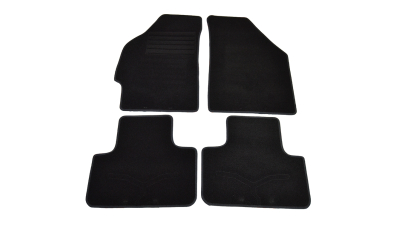Covorase mocheta Fiat PUNTO 3U/5U 9/1999-8/2009 Negru, set de 4 bucati