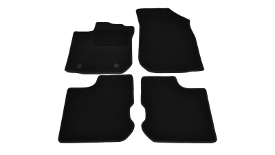 Covorase mocheta Dacia Logan 11/2012- Negru, set de 4 bucati