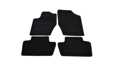 Covorase mocheta Citroen C4 11/2004-10/2010 Negru, set de 4 bucati