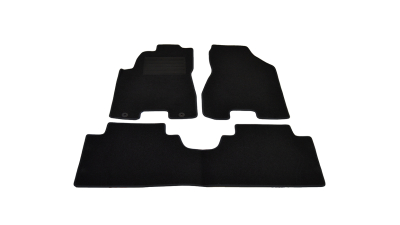 Covorase mocheta Hyundai TUCSON 8/2004-2/2010 Negru, set de 3 bucati