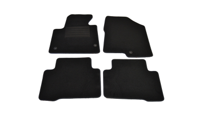Covorase mocheta Hyundai SANTA FE 10/2012- Negru, set de 4 bucati