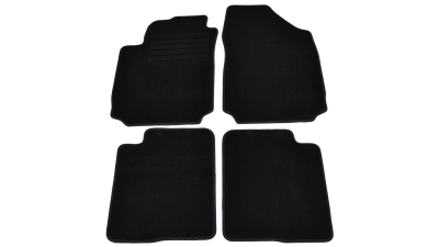 Covorase mocheta Fiat STILO 3U/5U/SW 1/2001-5/2008 Negru, set de 4 bucati