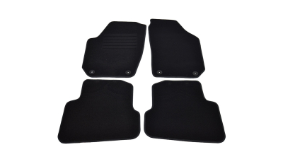 Covorase mocheta Skoda Fabia 2 3/2007- Negru, set de 4 bucati