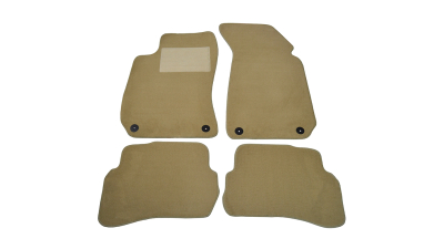 Covorase mocheta VW Passat B5 cu fixare in podea ROTUNDA 10/2000-2/2005 Bej, set de 4 bucati