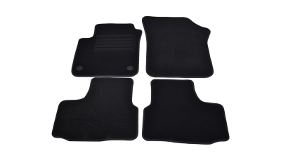 Covorase mocheta Skoda Vw Up! Skoda Citigo Seat MII 2012- Negru, set de 4 bucati