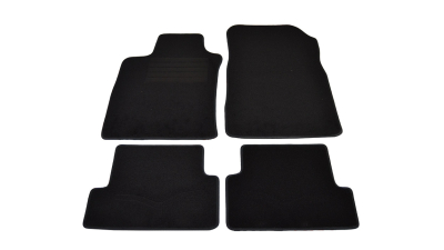 Covorase mocheta Renault Clio 3/5 usi 10/2005-7/2012 SW Combi 2/2008-7/2012 Negru , set de 4 bucati