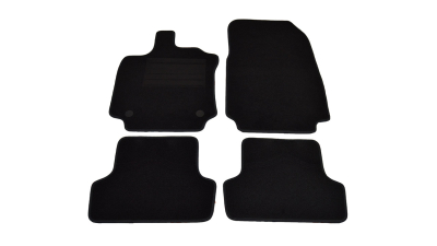 Covorase mocheta Renault Clio 3/5USI 9/2012- Negru, set de 4 bucati