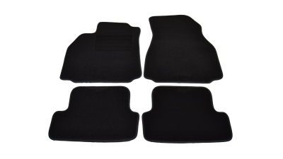Covorase mocheta Renault Megane 2 cu 3/5 usi / Combi / Break 2000-2008 Negru , set de 4 bucati