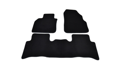 Covorase mocheta Renault SCENIC 2 6/2003-8/2009 Negru, set de 3 bucati