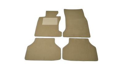 Covorase mocheta BMW Seria 5 E60 4 USI 7/2003-12/2009 , Seria 5 E61 SW 4/2004-5/2010 Bej, set de 4 bucati