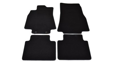 Covorase mocheta Mercedes Clasa A W169 3/5USI 9/2004-8/2012 si Clasa B W245 5/05-9/2011  , Negru, set de 4 bucati