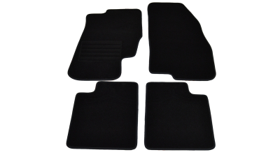 Covorase mocheta Fiat GRANDE PUNTO 3P/5P 9/2005-4/2012 Negru, set de 4 bucati