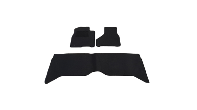 Set covorase auto din mocheta Dodge Ram 1500 Classic 2019-, Negru, 3 Buc.