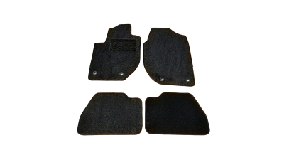 Set covorase auto din mocheta Range Rover Freelander 2001-2007, Negru, 4 Buc.