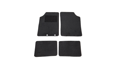 Set covorase auto din mocheta Dacia Spring 2021- Electric, Negru, 4 Buc.