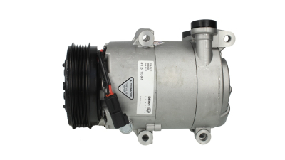 Compresor aer conditionat Ford C-MAX, 2007-2011, Focus III, 2011-2018, motorizare 1.6, benzina, rola curea 110 mm, 5 caneluri, Visteon tip: VS16