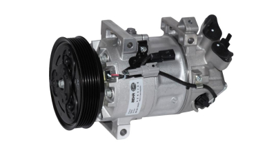 Compresor aer conditionat Renault Captur, 2013-2020, motorizare 1.5 dci, 66kw/81kw, diesel, rola curea 125 mm, 6 caneluri, tip Valeo: VCS-14EC