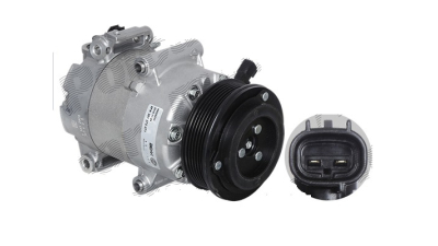 Compresor aer conditionat Ford Fiesta (JA8), 03.2012-2017, motorizare 1.6 TDCI, 55kw/66kw/70kw, diesel, rola curea 108 mm, 6 caneluri, Visteon tip: VS16