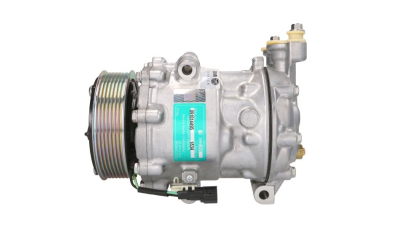 Compresor aer conditionat Ford Transit, 04.2006-08.2014, motorizare 2.4 TDCI 85kw, diesel, rola curea 110 mm, 7 caneluri, tip Sanden: SD7V16