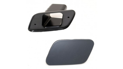 Capac spalator faruri Audi A4 (B7) 11.2004-03.2008, partea Stanga, din 2 piese (interior + exterior), 8E0955275E, 8E0955275EGRU,