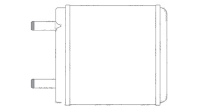 Radiator Incalzire Volvo 340/343/344/345/360, 08.1985-10.1992, motor 1.3, 1.4; 1.7; 2.0; 2.1 benzina, 1.6 D, diesel, aluminiu mecanic/plastic, 160x175x42 mm, 