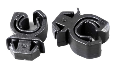 Clips tija capota fata Opel Omega A, 09.86-12.1993, Omega B, 1994-04.2003, Vectra A, 88-95, Calibra, 10.1989-07.1997, Corsa/Combo B, 01.1993-10.2001, Tigra, 10.1994-12.2001, fixare capota, 2 buc