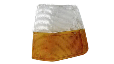 Lampa semnalizare fata/Lampa Pozitie lens Volvo 240 (P2), 81-93, Parte fata,omologare ECE, alba si portocalie,, Stanga