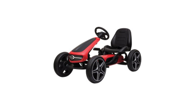 Masinuta Go Kart Mercedes, Rosie, cu pedale, +3ani, max 30kg
