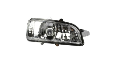 Lampa semnalizare oglinda VOLVO C30, 2006-2013; C70 (M), 2007-2013; S40/V50 (MS/MW), 2007-2012; S60 (RS/P24), 2005-2010; S80 (AS), 2006-2011; V70 (BW), 2007-2011, Jaguar XF (X250), 2007-2008, BestAutoVest, fata, partea dreapta, WY5W; alb; fara soclu bec;