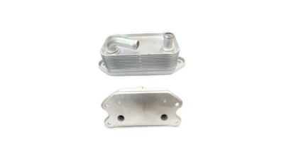 Radiator racire ulei motor, termoflot Volvo V70, 08.2007-12.2009, motor 2.5 T, 147 kw, V70, 07.2013-2016, motor 2.5 T, 170 kw, benzina, 142x81x49 mm, din aluminiu