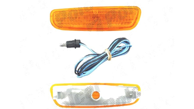 Lampa semnalizare Volvo S40/V40 (Vs/Vw), 07.1995-07.2000, fata/spate, Stanga (fata), Dreapta (spate), in bara; portocaliu; cu suport becuri; omologare: ECE/SAE, TYC