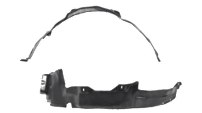 Carenaj roata Volvo S40/V40 (Vs/Vw), 07.1995-07.2000, partea Dreapta, Fata, 308042662, 9040FP1T polietilena