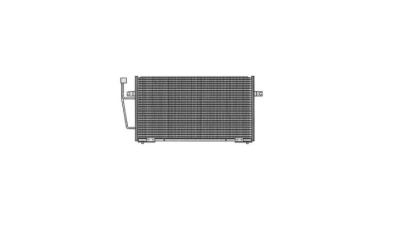 Condensator climatizare AC, MITSUBISHI CARISMA, 10.1996-2006; SPACE STAR 2001-2005; S40/V40, 1995-2004, aluminiu/ aluminiu brazat, 650x350x20 mm, 
