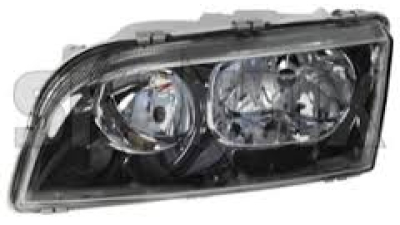 Far Volvo S40/V40 (Vs/Vw), 07.2000-12.2002, Electric, tip bec H7+H7, omologare ECE, fara motoras, negru, 30899678, Stanga
