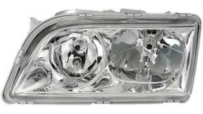 Far Volvo S40/V40 (Vs/Vw), 07.2000-12.2002, Electric, tip bec H7+H7, omologare ECE, fara motoras, negru, 4-pin socket, 30899682; 30899684, Stanga, marca DEPO