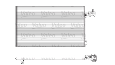 Condensator climatizare OEM/OES Volvo C30, 03.2007-11.2007; VOLVO C70, 03.2006-10.2007; VOLVO S40/V50, 01.2004- motor 2,4/ 2,5 benzina; 2,4 diesel,