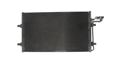Condensator climatizare Volvo C30, 10.2010-12.2012, S40 D2, 10.2010-05.2012, V50 D2; V50 (MW), 10.2010-05.2012, motor 1.6 D2, 84 kw diesel, cutie manuala, full aluminiu brazat, 660(630)x363x12 mm, fara filtru uscator 61473