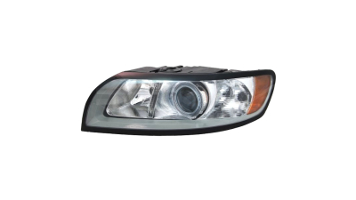 Far Volvo S40/V50, 04.2007-05.2012, partea Stanga, electric, tip bec H7+H9, cu motoras, Depo