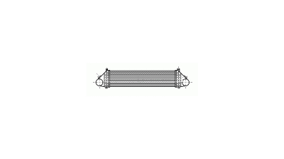Intercooler Volvo C70, 03.2006-2013, S40 D5, 03.2006-2012, V50 D5, 03.2006-2012, motor 2.4 D5 132kw, diesel, cu/fara AC, aluminiu brazat/plastic, 647x113x50 mm, 